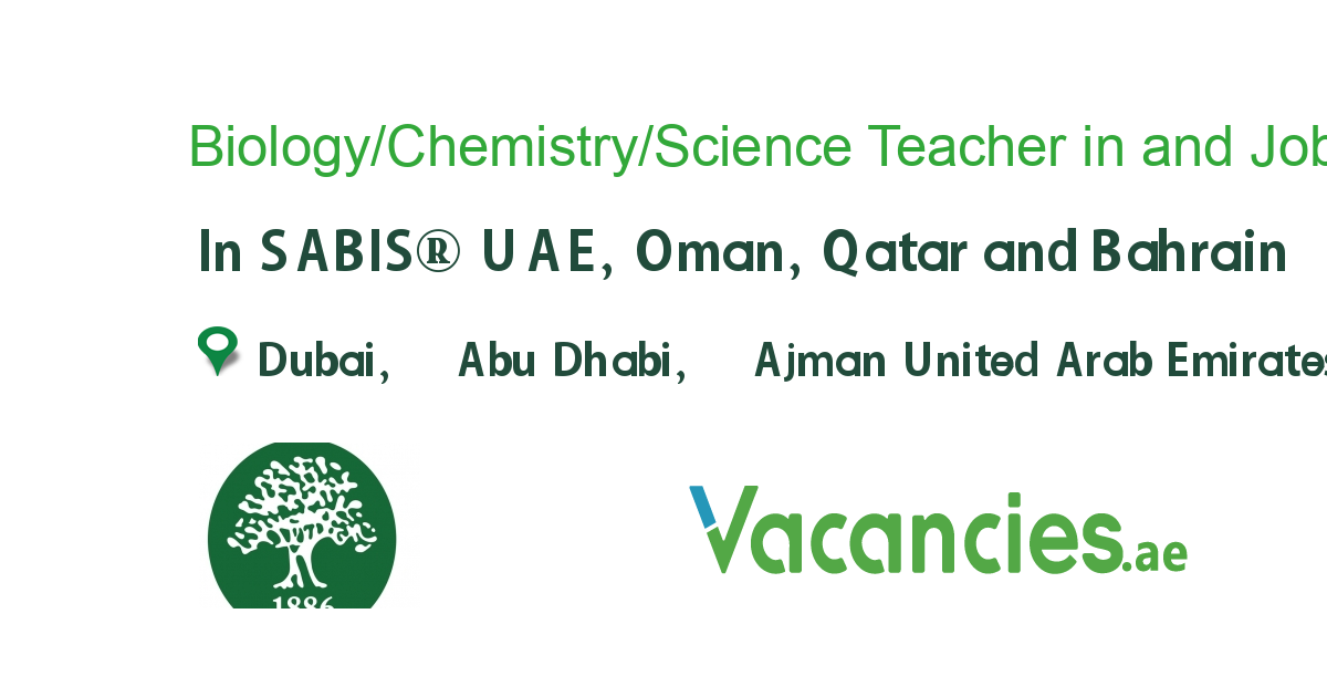 phd biology jobs uae