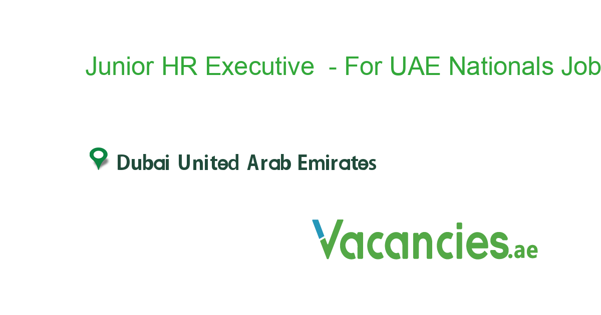 junior-hr-executive-for-uae-nationals-only-job-in-in-dubai-united