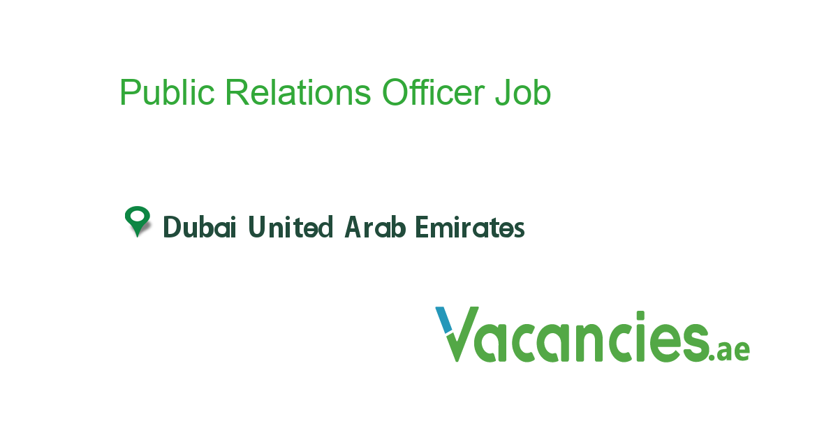 public-relations-officer-job-in-in-dubai-united-arab-emirates-ref-113547