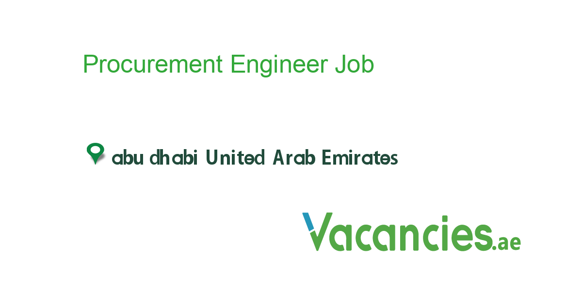 Procurement Engineer Jobs In Gulf