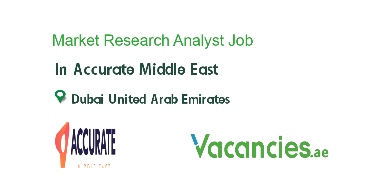 research analyst jobs dubai