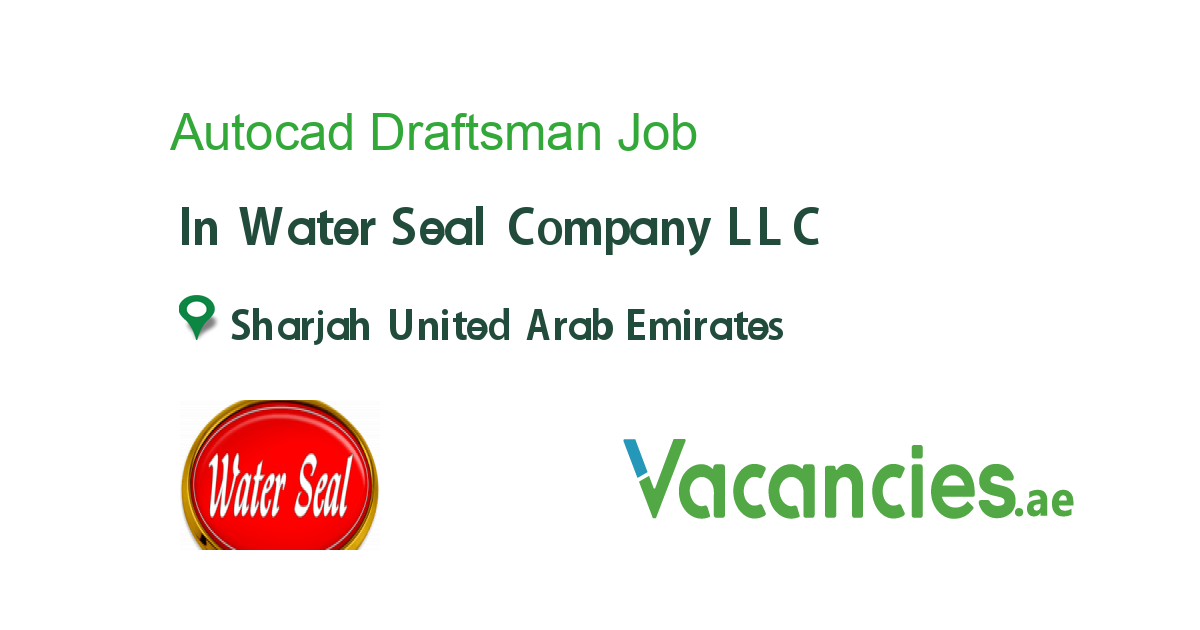 Autocad Draftsman Jobs In Uae